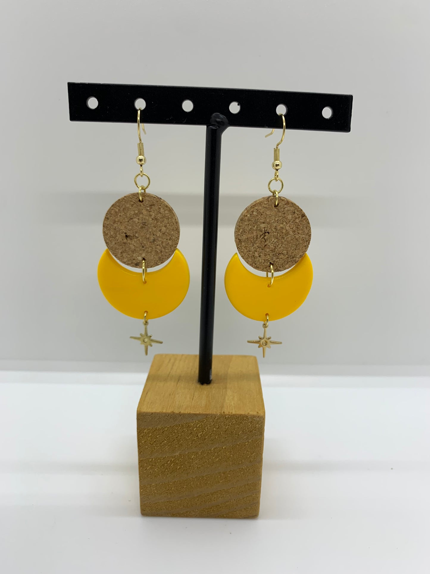 Boucles d’oreilles pendantes « Stars »