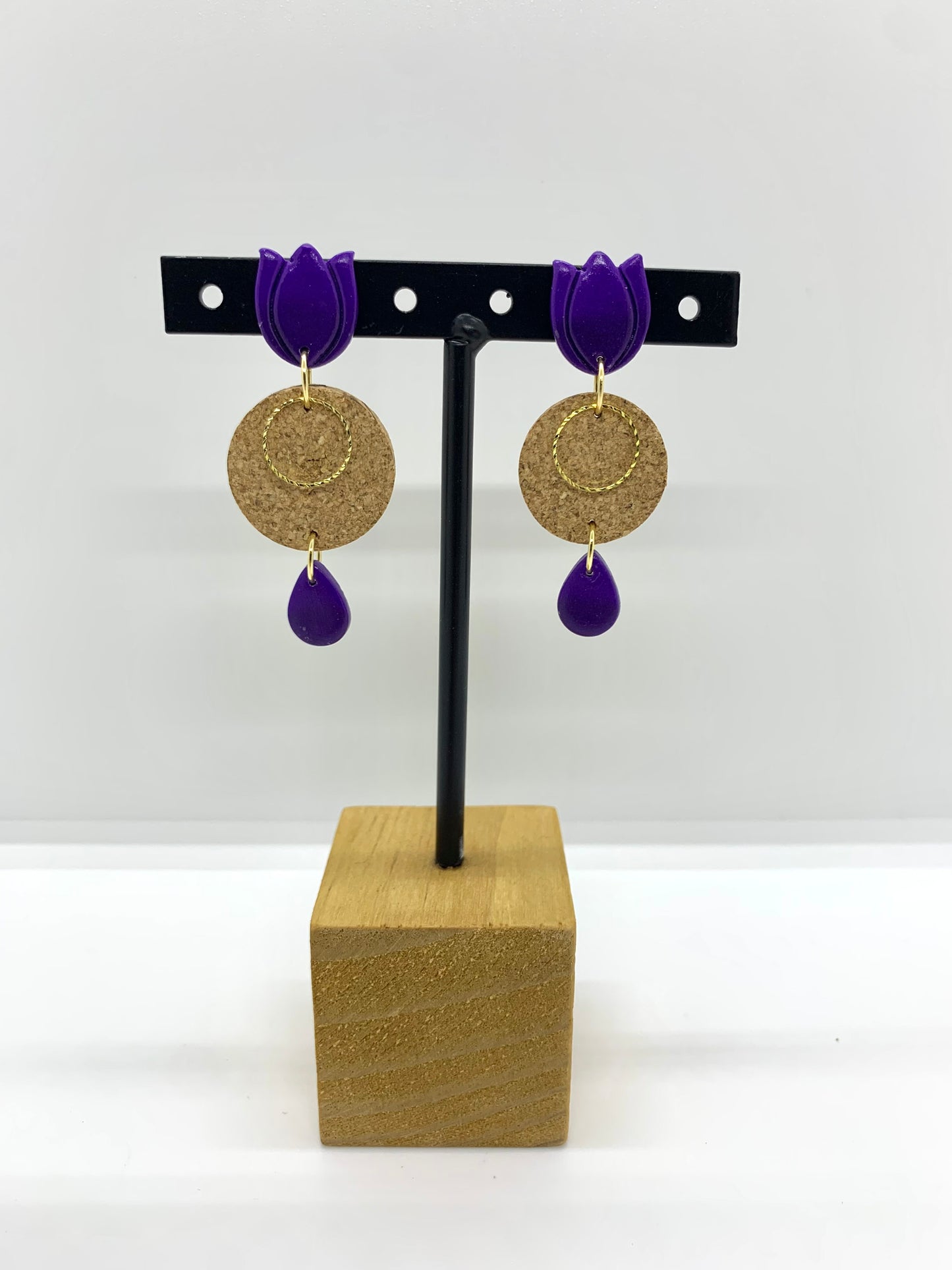Boucles d’oreilles « Tulipe »
