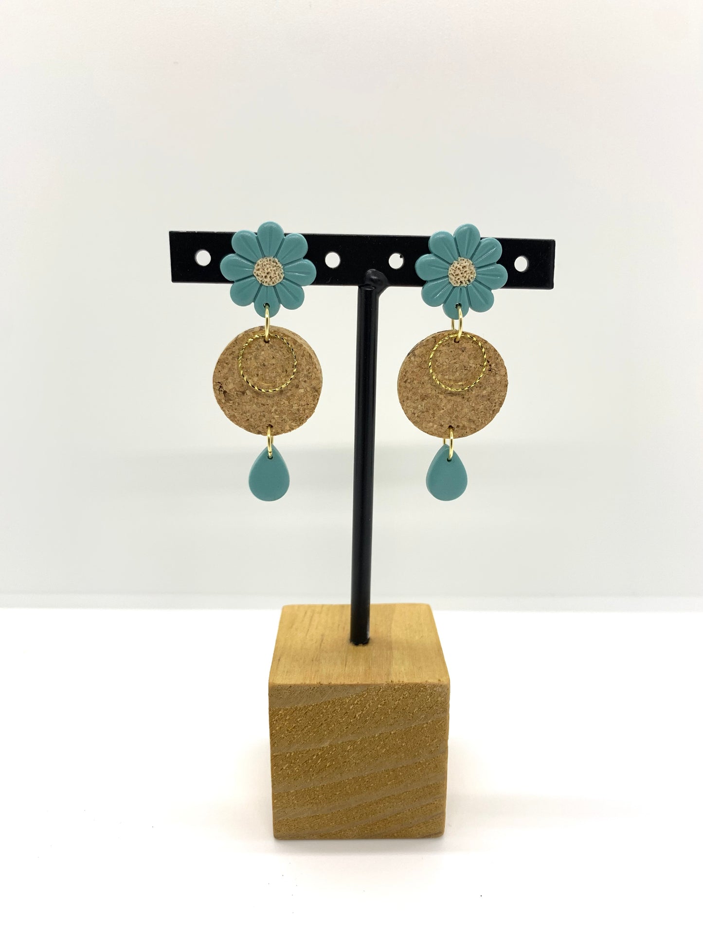Boucles d’oreilles doubles « Marguerite »