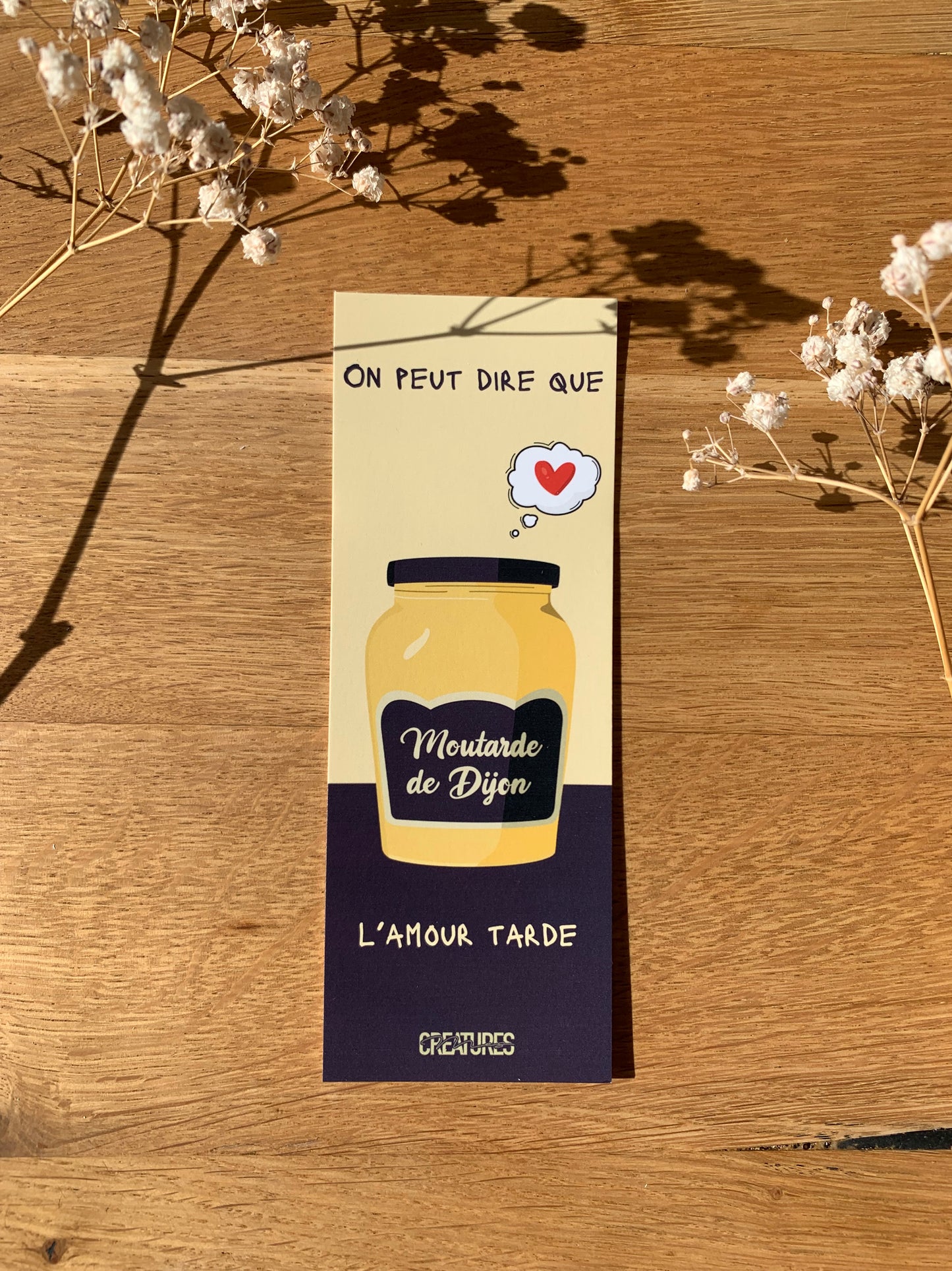 Marque-pages « L’amour tarde »