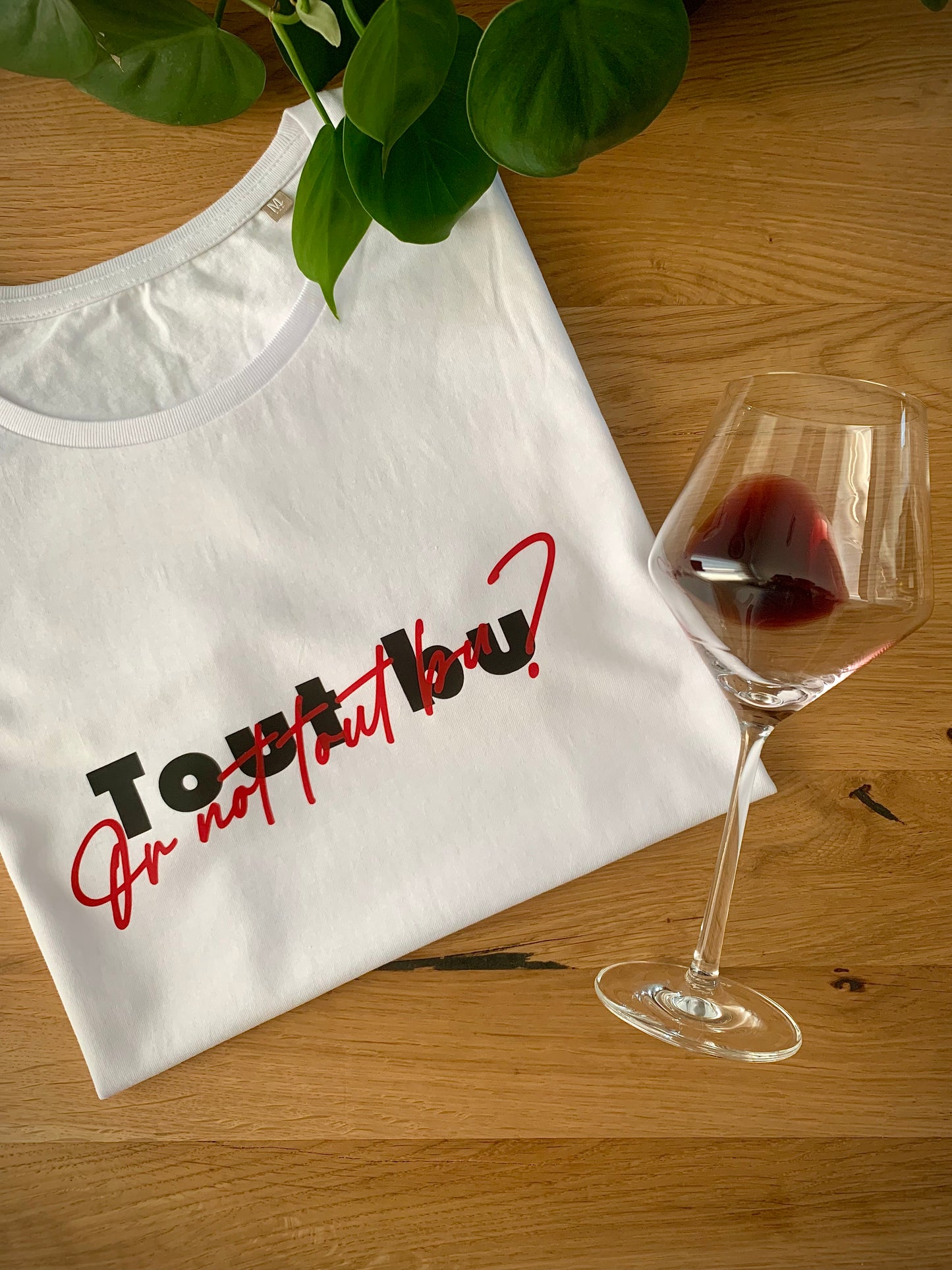 T-shirt femme « Tout bu or not tout bu »