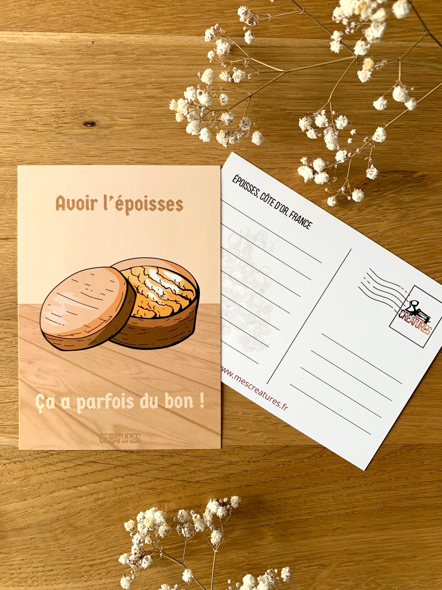 Carte postale « Avoir l’époisses, ça a parfois du bon !»