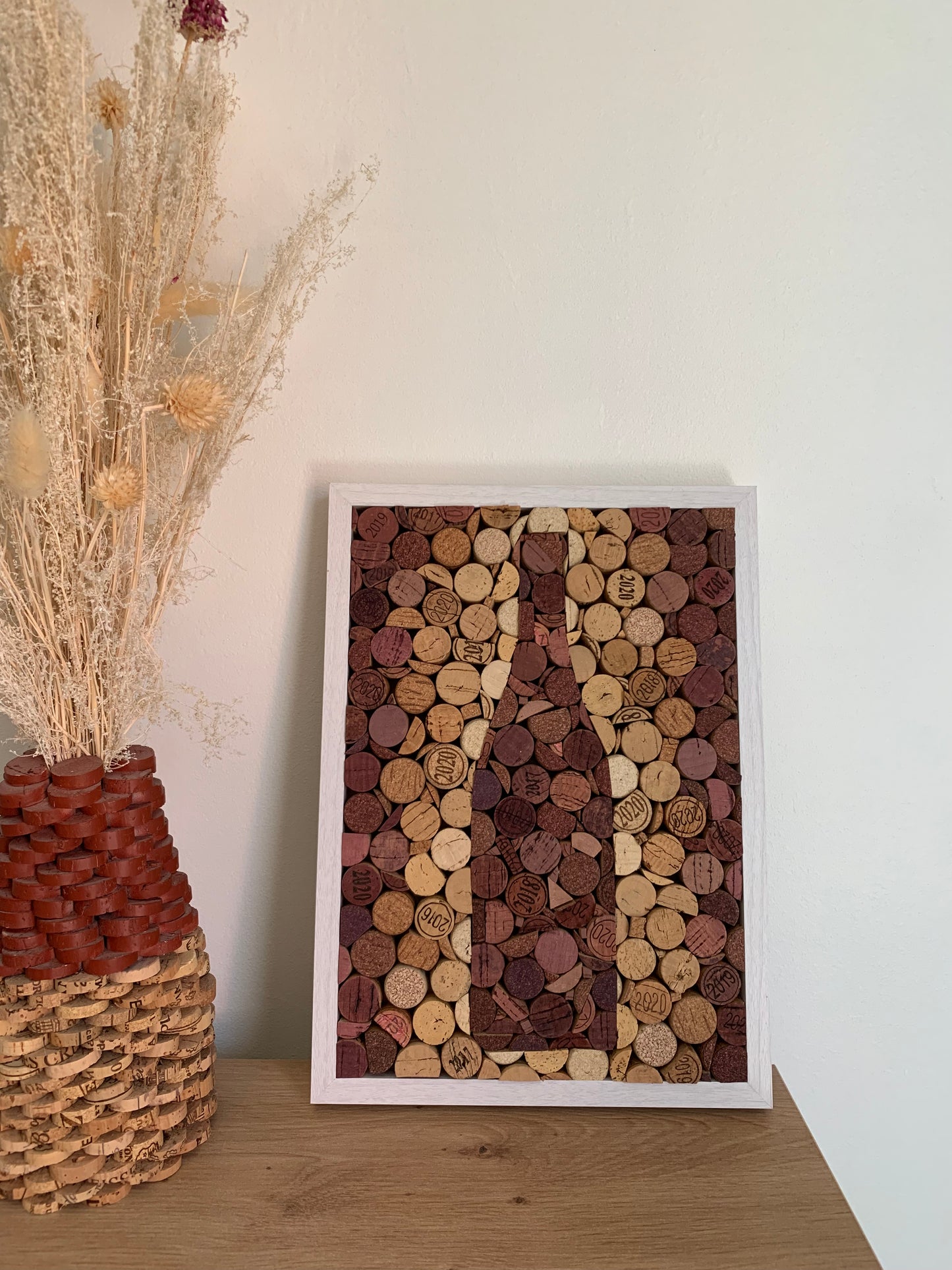 Tableau en bouchons de liège « Bouteille »