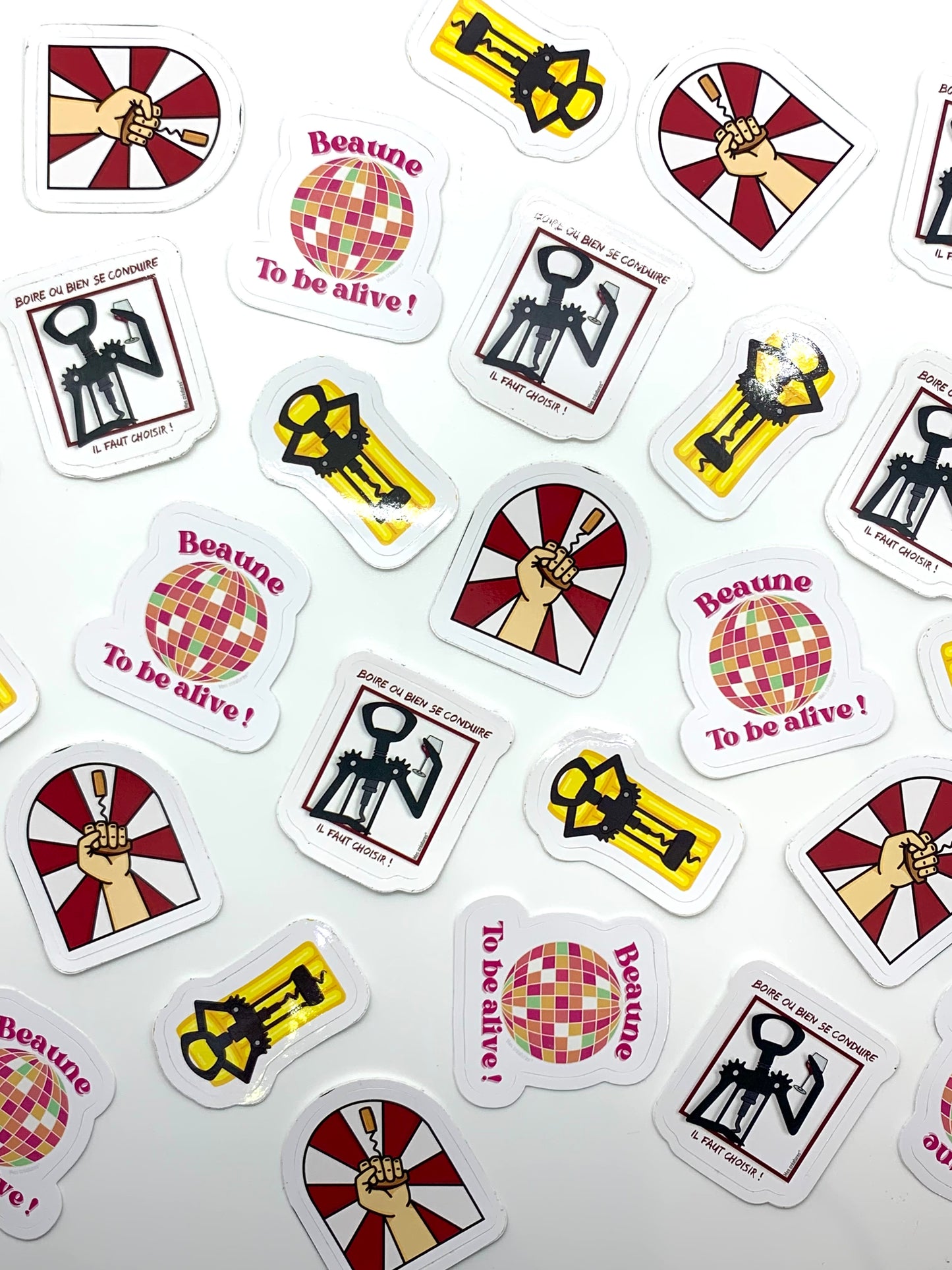 Sticker en vinyle « chill »