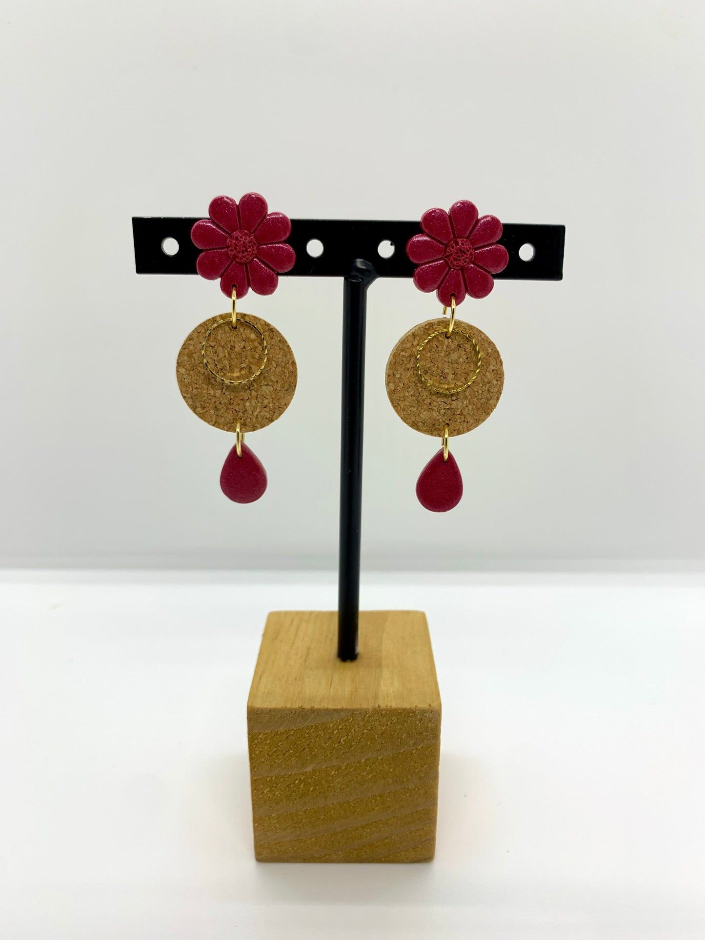 Boucles d’oreilles doubles « Marguerite »