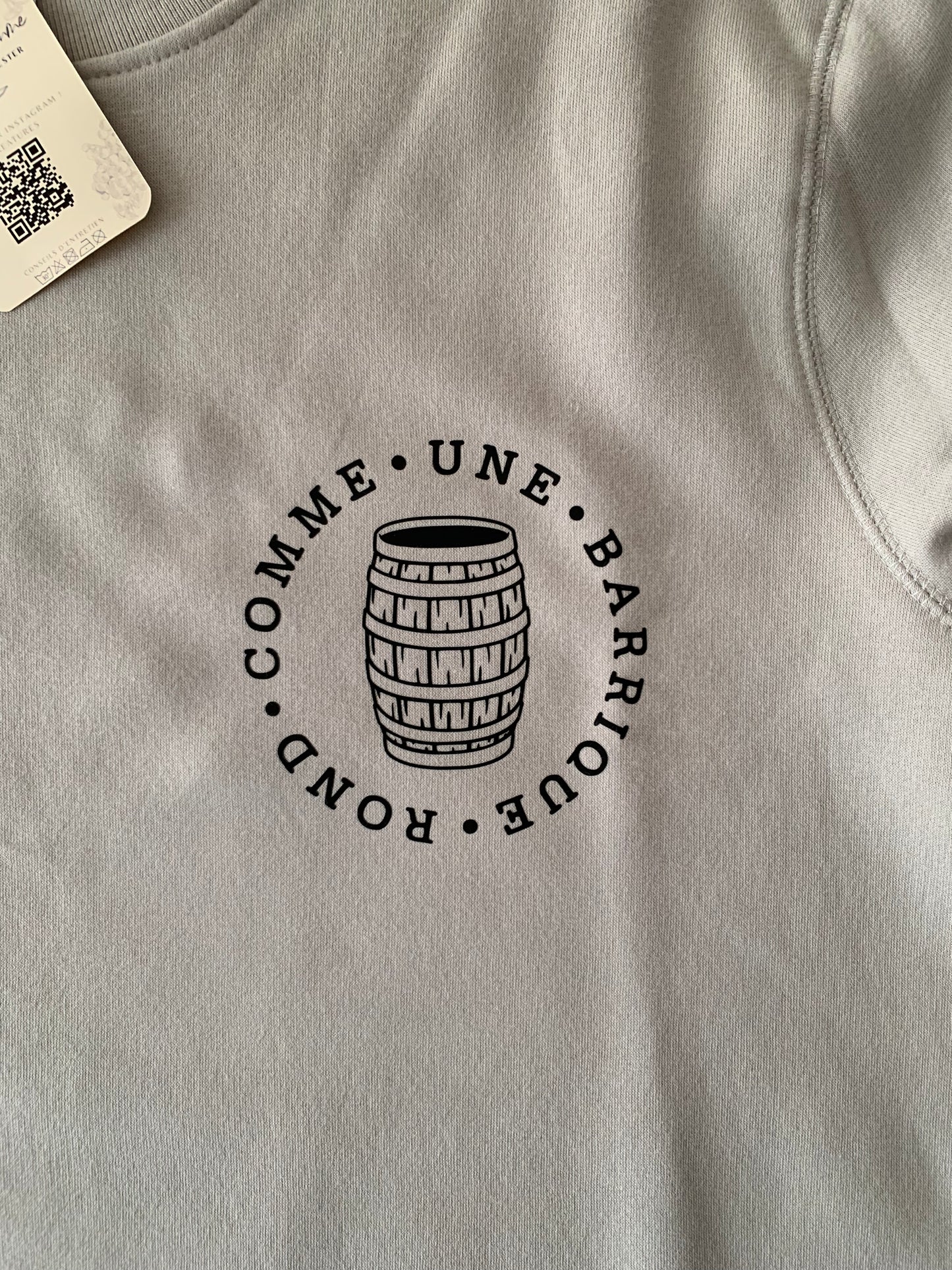 Sweat-shirt homme « Rond comme une barrique »