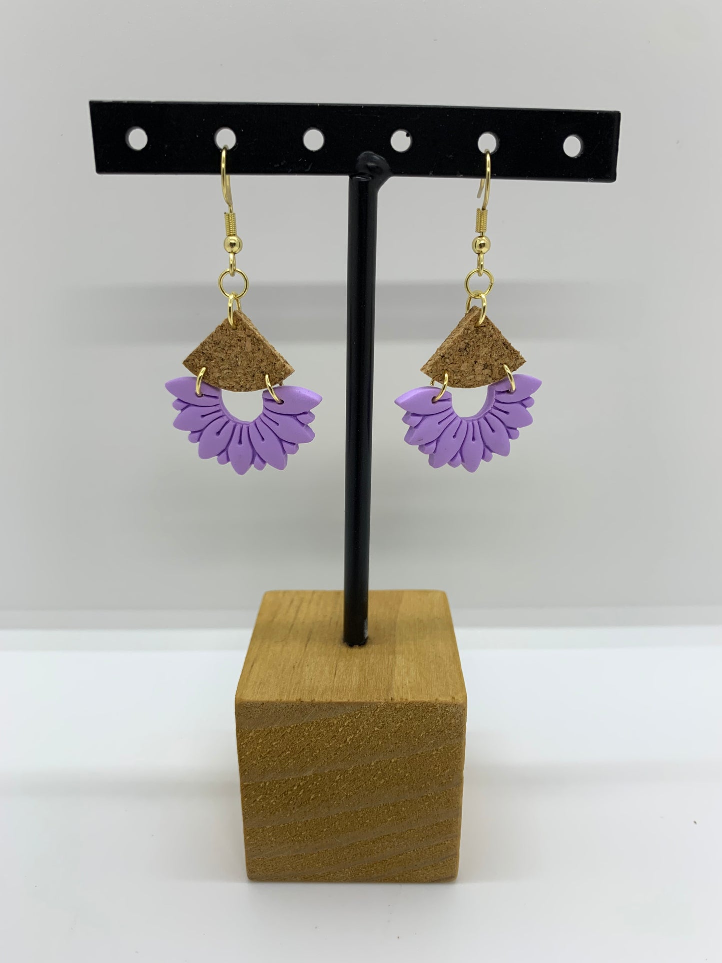 Boucles d’oreilles pendantes « Hespéridée »