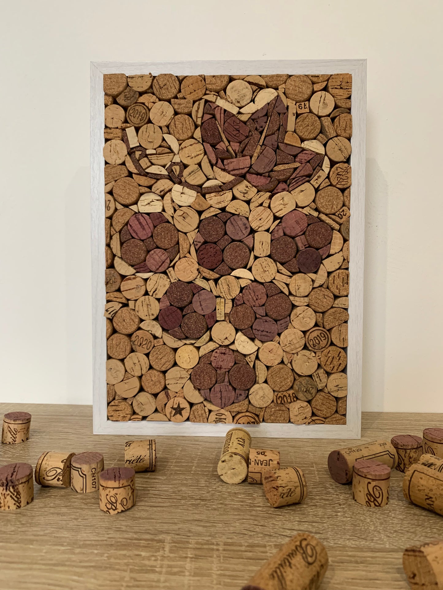 Cadre en bouchon de liège « raisin »