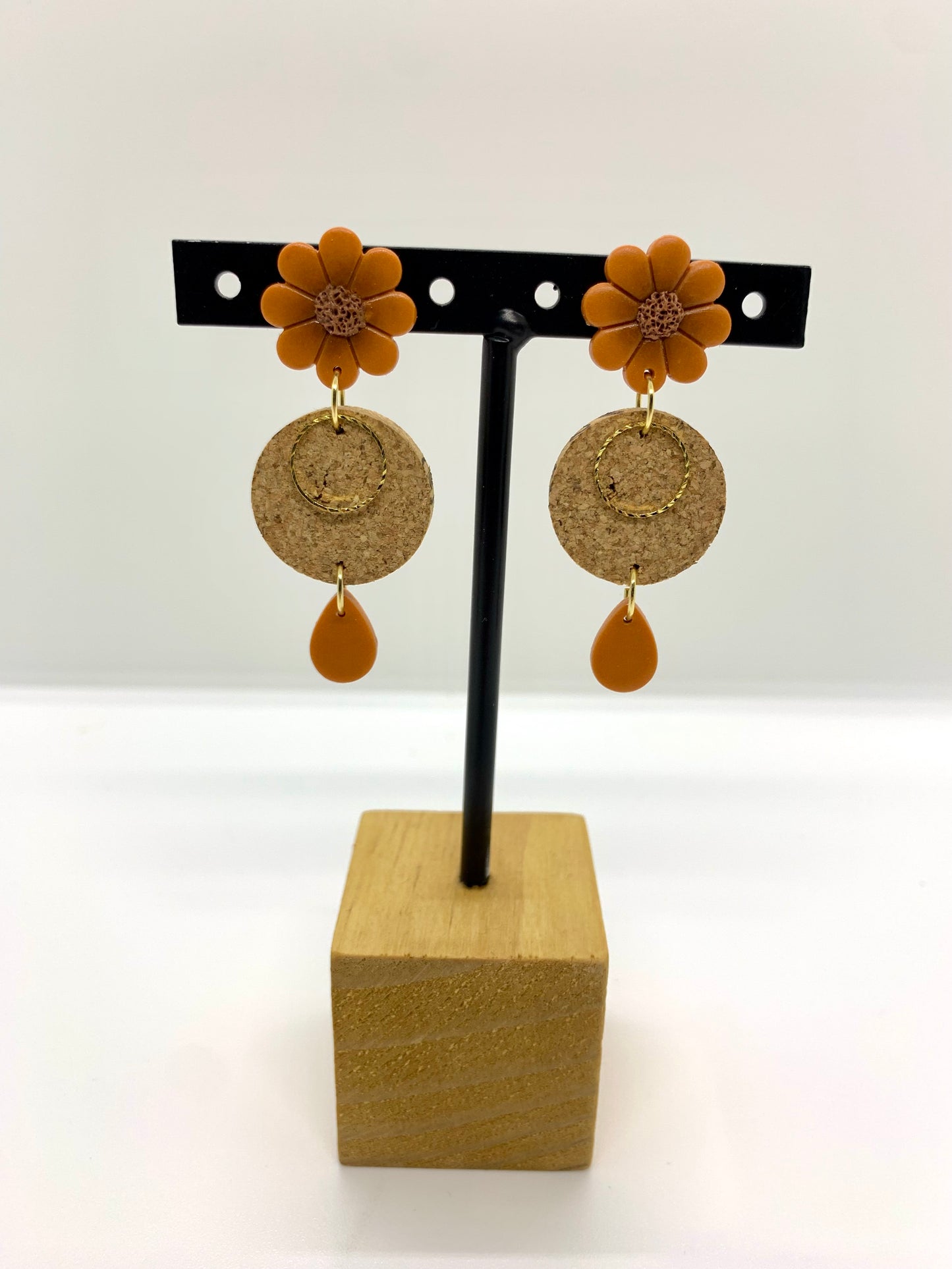 Boucles d’oreilles doubles « Marguerite »
