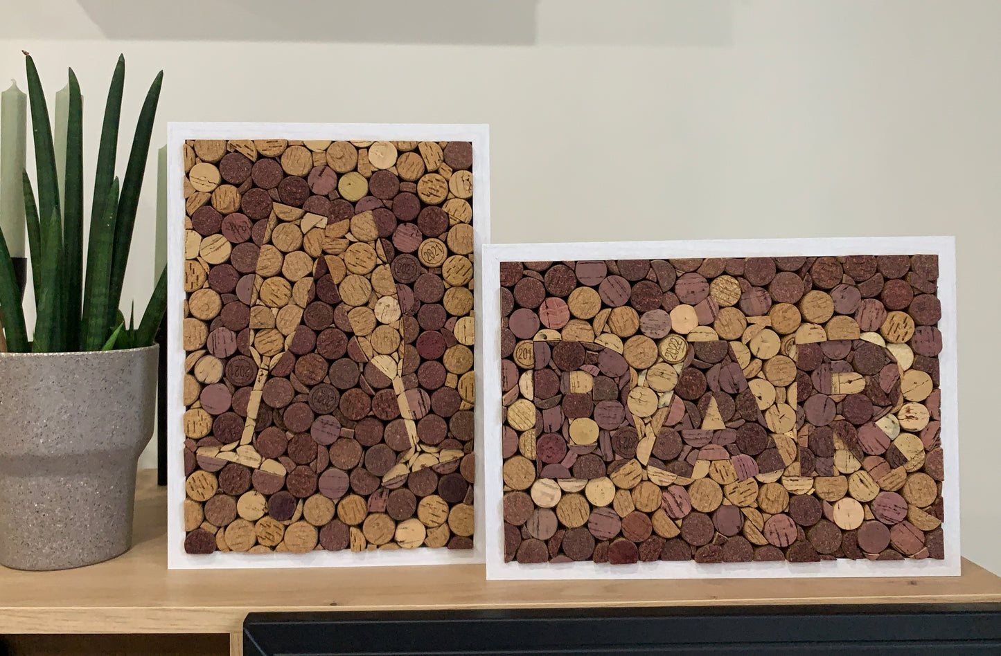 Tableau en bouchons de liège « Bar »