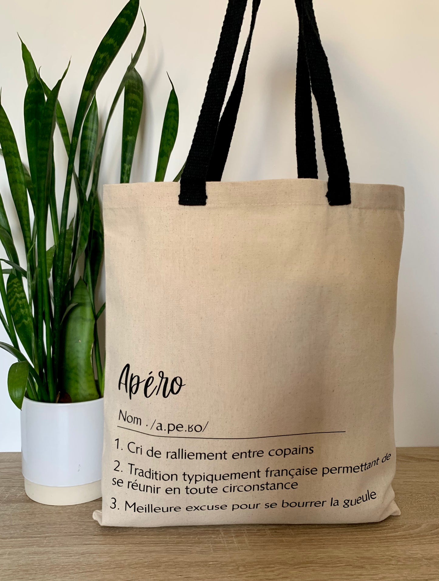 Tote bag «définition apéro»