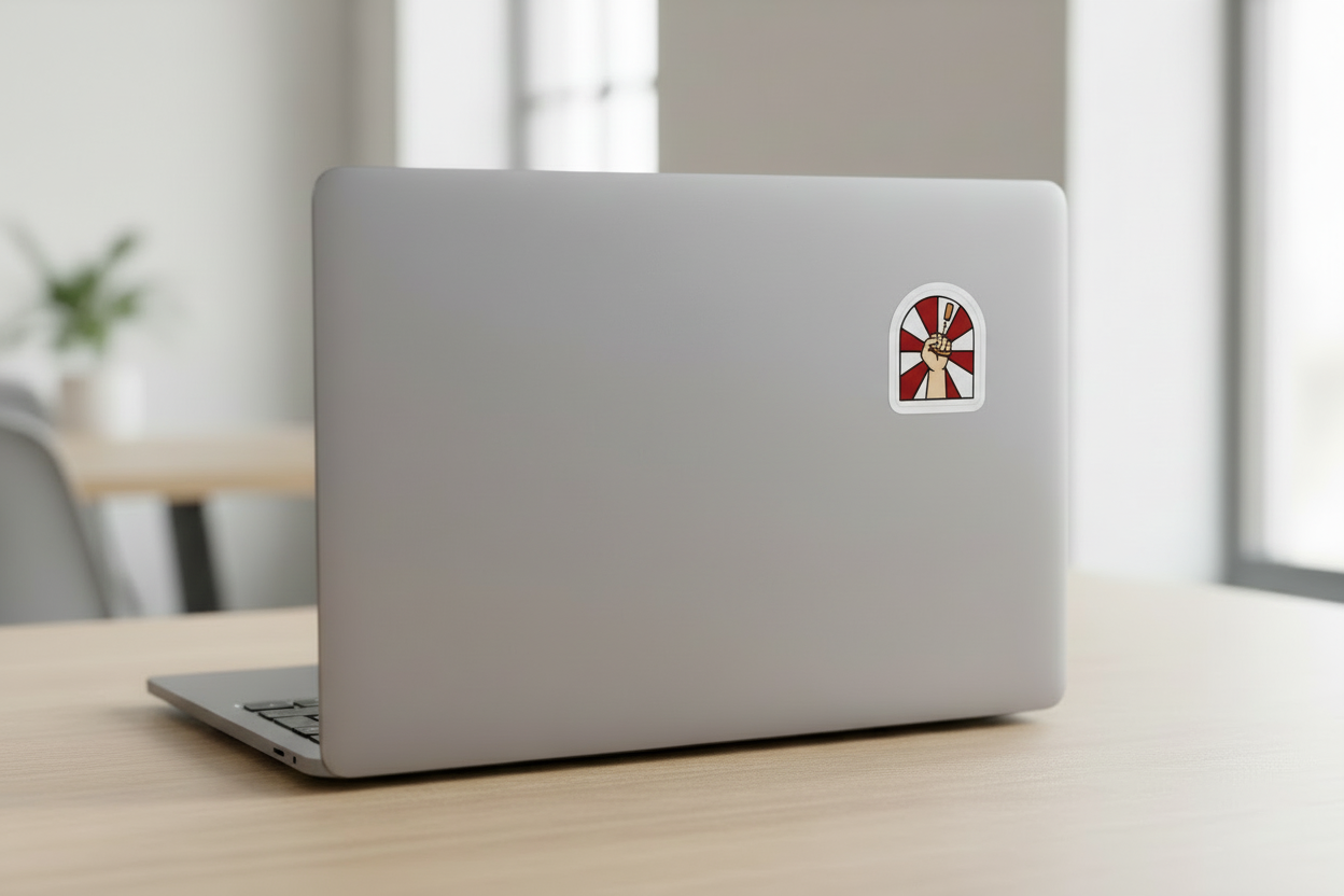 Sticker vinyl le pouvoir du tire-bouchon