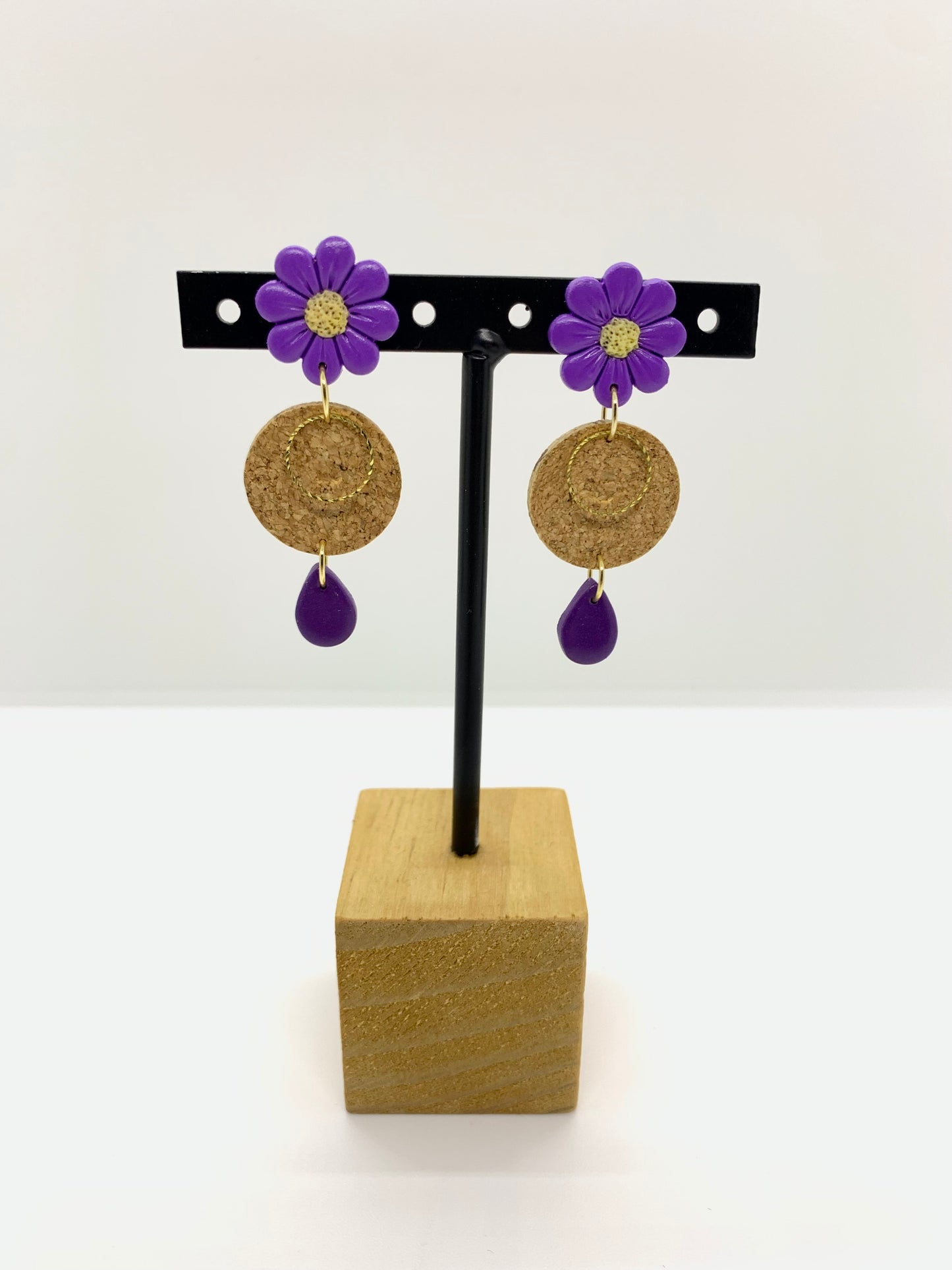 Boucles d’oreilles doubles « Marguerite »