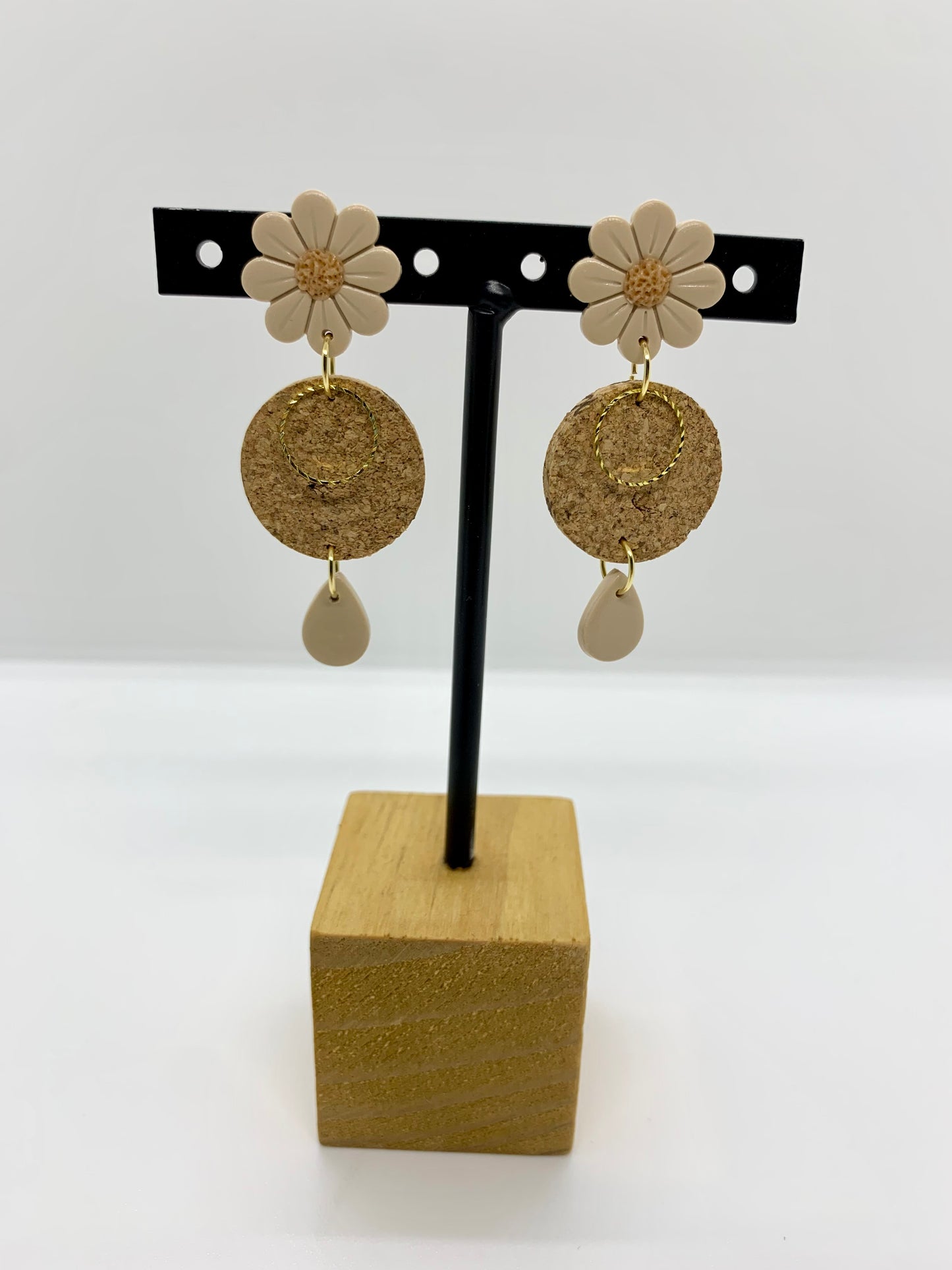 Boucles d’oreilles doubles « Marguerite »