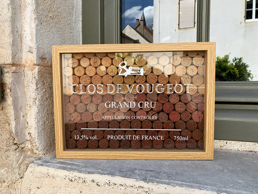 Cadre vitrine « Clos de Vougeot »