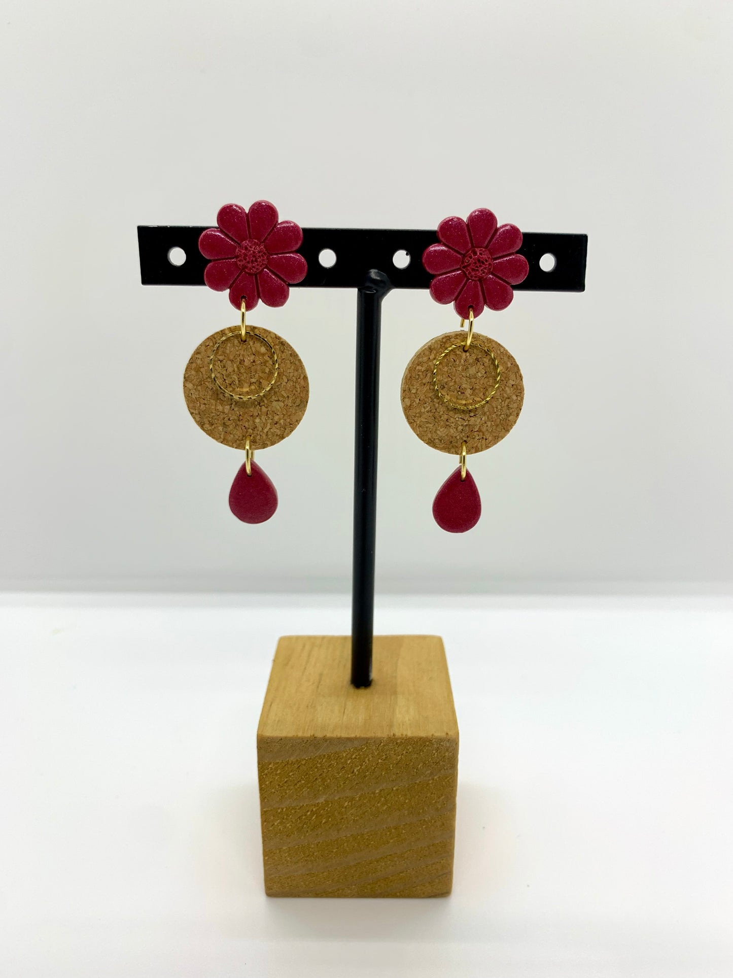 Boucles d’oreilles doubles « Marguerite »