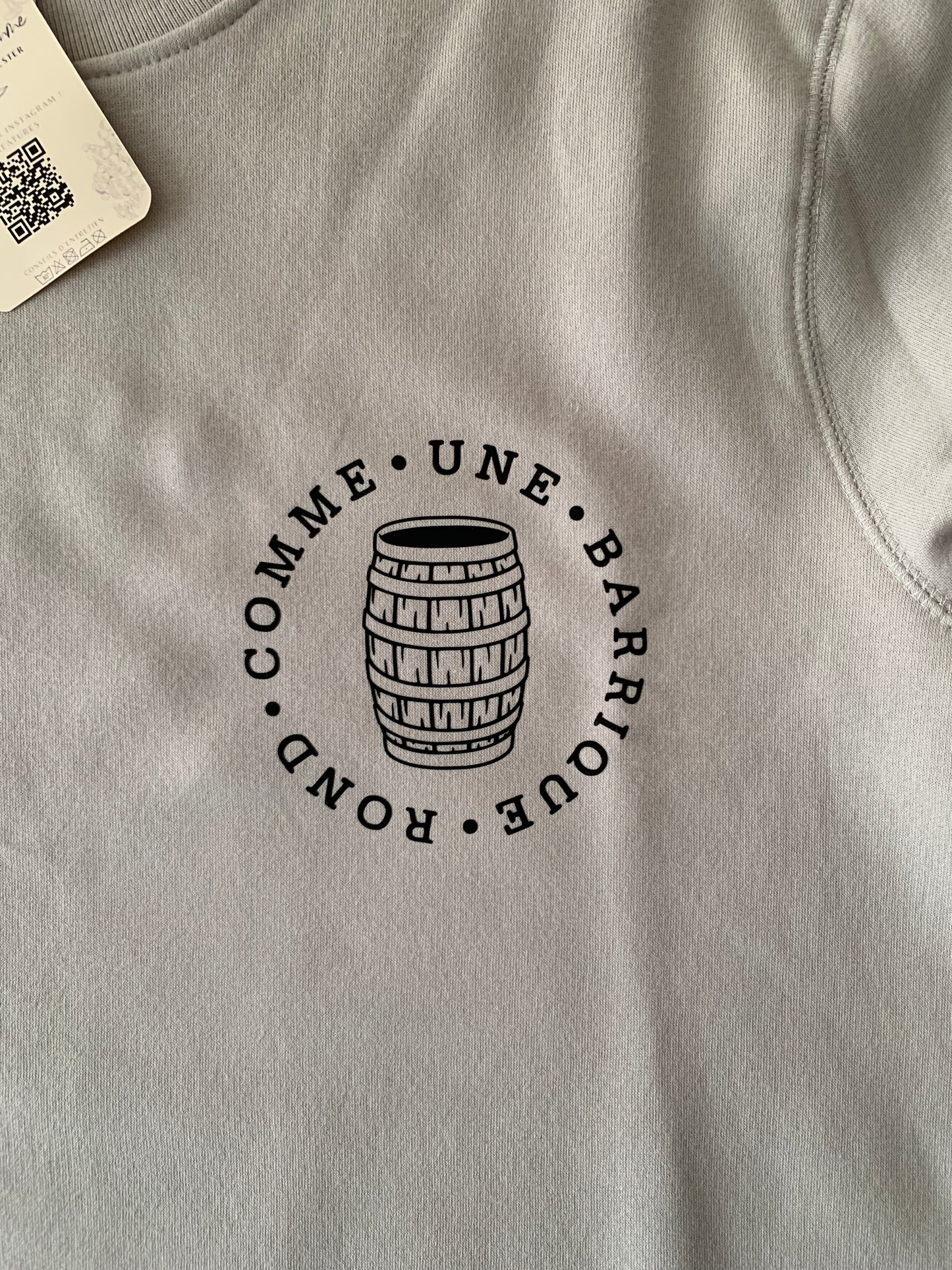 Sweat-shirt homme « Rond comme une barrique »