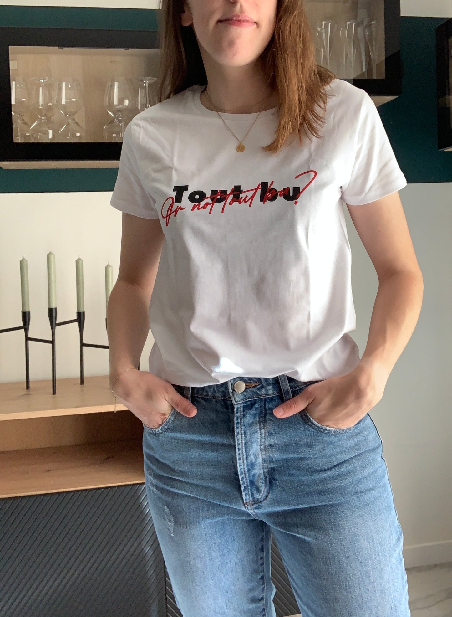 T-shirt femme « Tout bu or not tout bu »