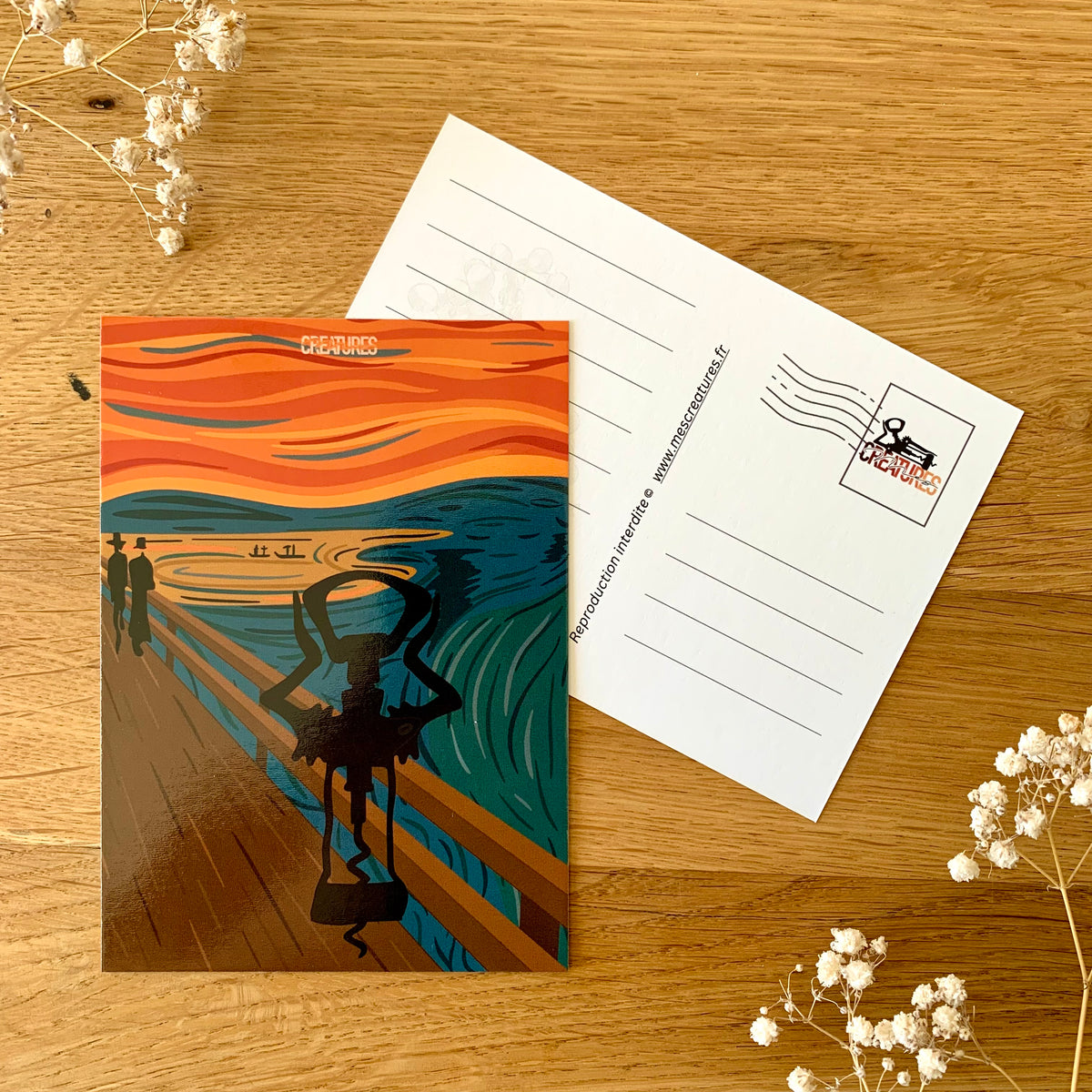 Carte postale « Le cri »