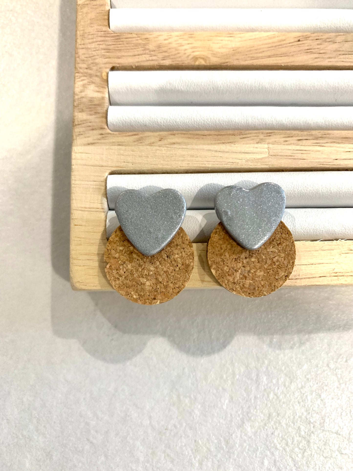 Boucles d’oreilles puce « Coeur »