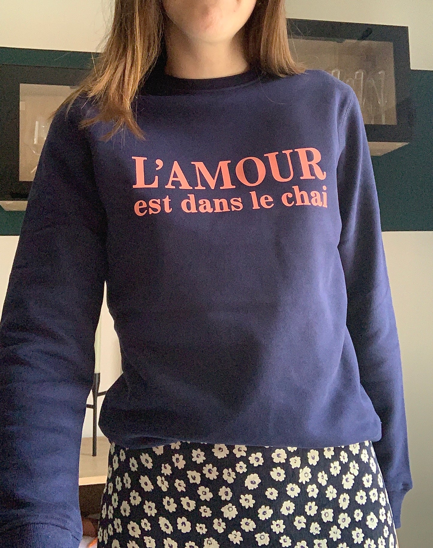 Sweat-shirt femme « L’amour est dans le chai »