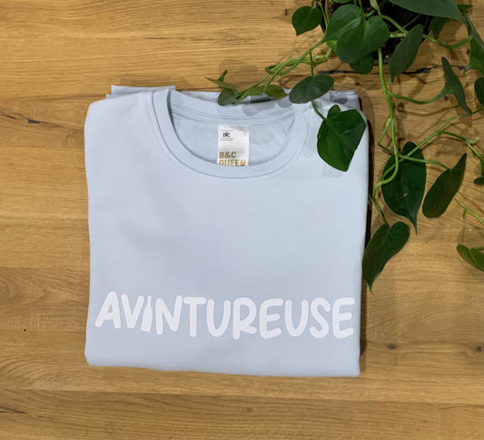 Sweat-shirt femme « Avintureuse »