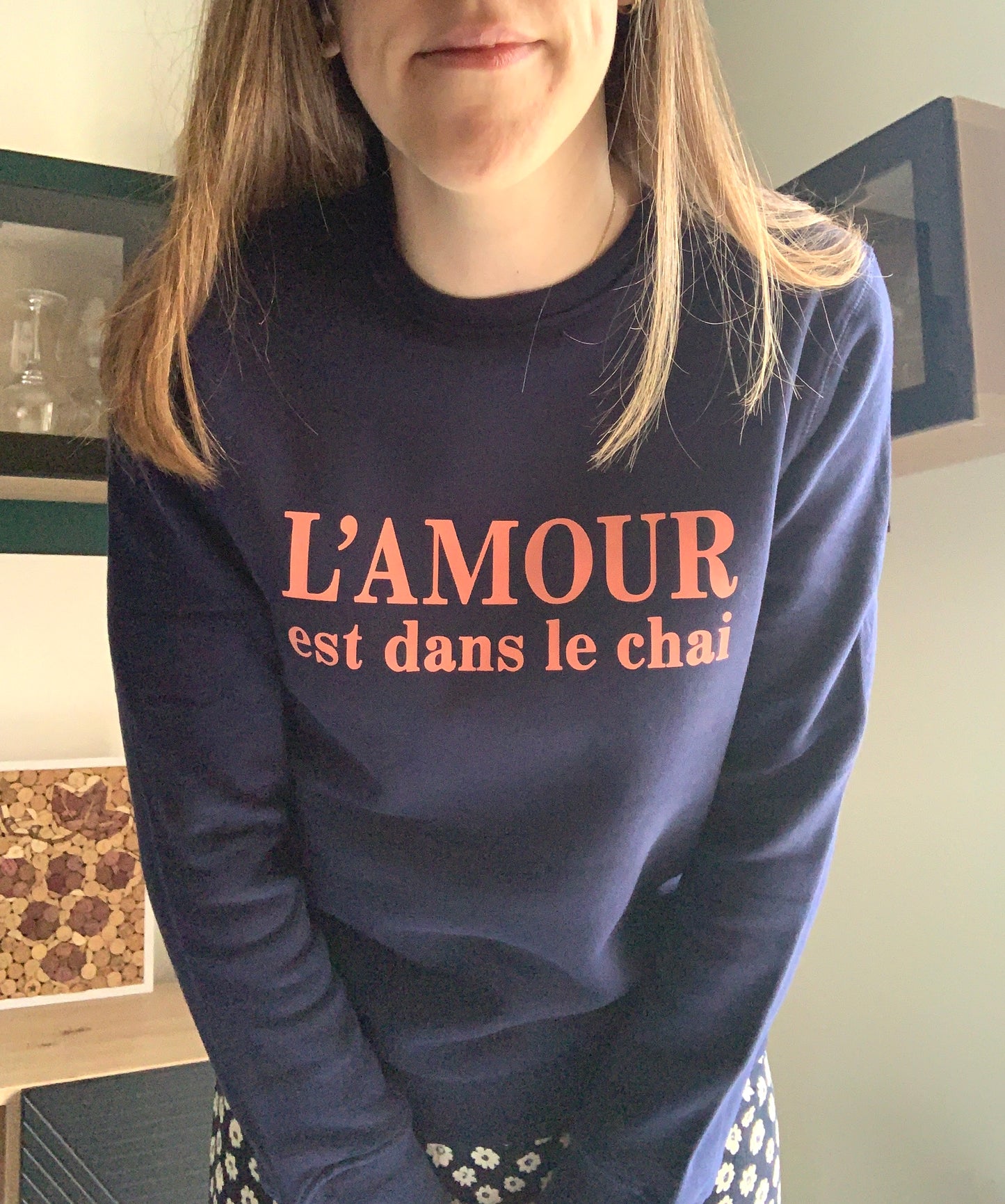 Sweat-shirt femme « L’amour est dans le chai »