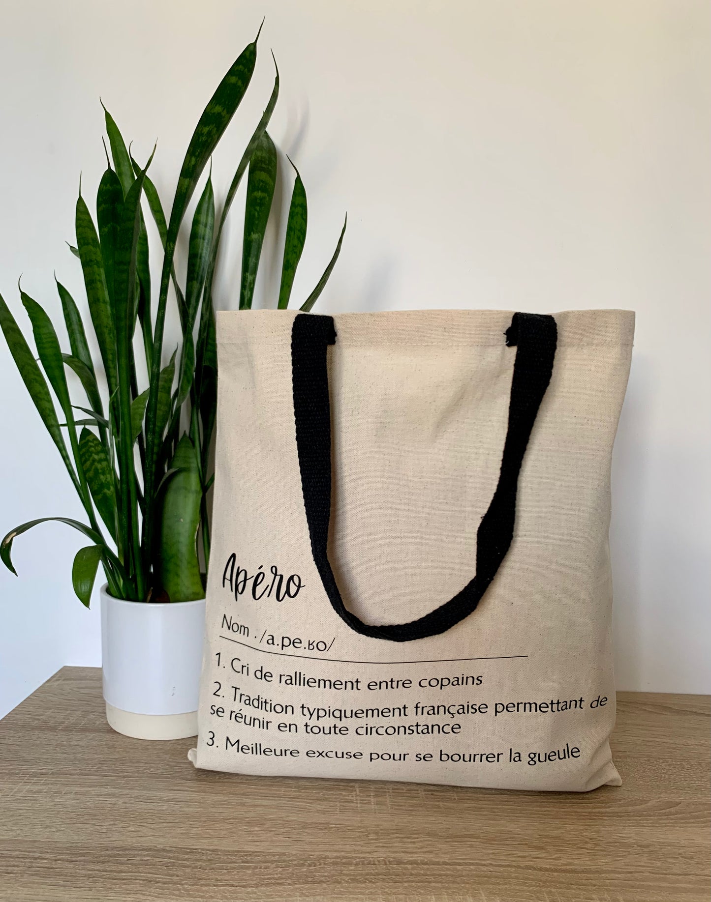 Tote bag «définition apéro»