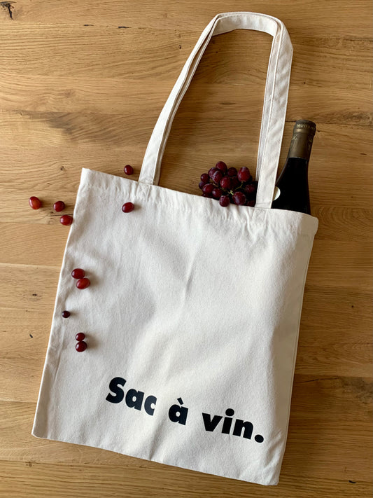 Tote bag « Sac à vin »